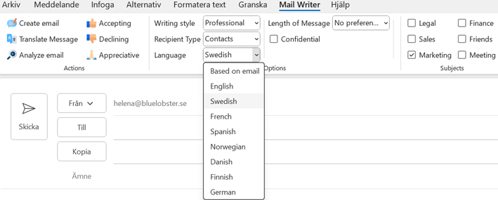 choose-language-for-mail